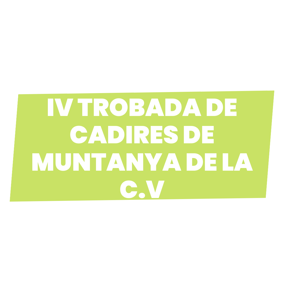 IV TROBADA DE CADIRES DE MUNTANYA DE LA C.V