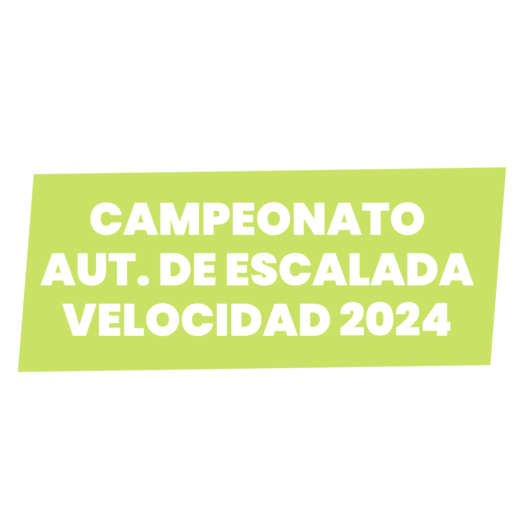 CAMPEONATO AUT. DE ESCALADA VELOCIDAD 2024