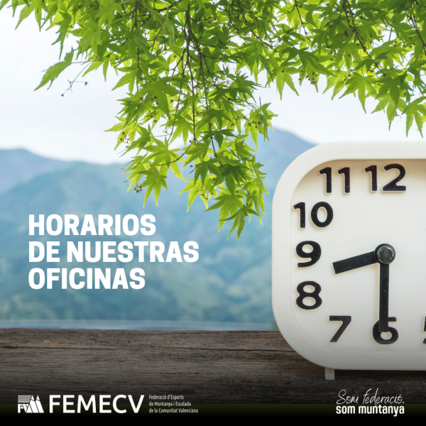 Horarios Oficinas