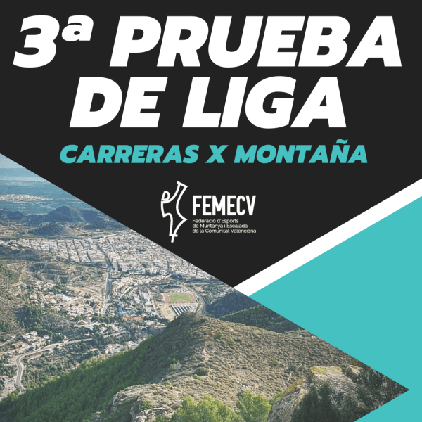 Portada 3ª Prueba de liga carreras Castellano.