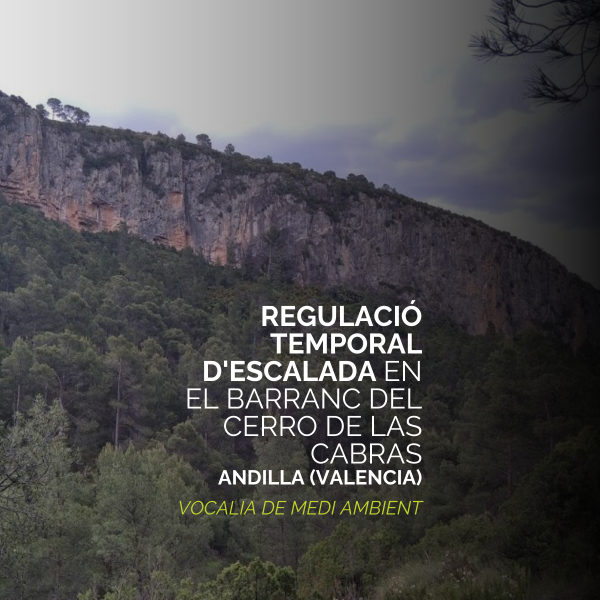 Regulació Temporal d'Escalada en el Barranc del Cerro de las Cabras