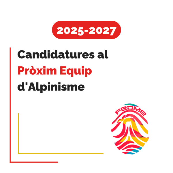 CANDIDATURAS EQUIPO ALPINISMO FEDME