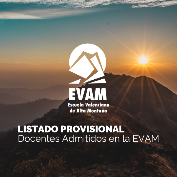 Listado provisional admitidos evam 2024