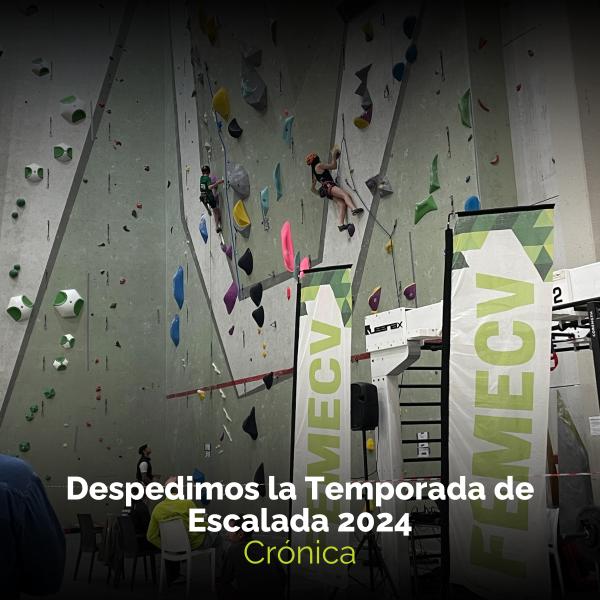 despedimos la temporada de escalada
