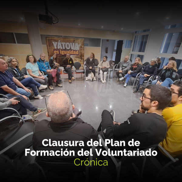 cronica clausura plan de formacion del voluntariado