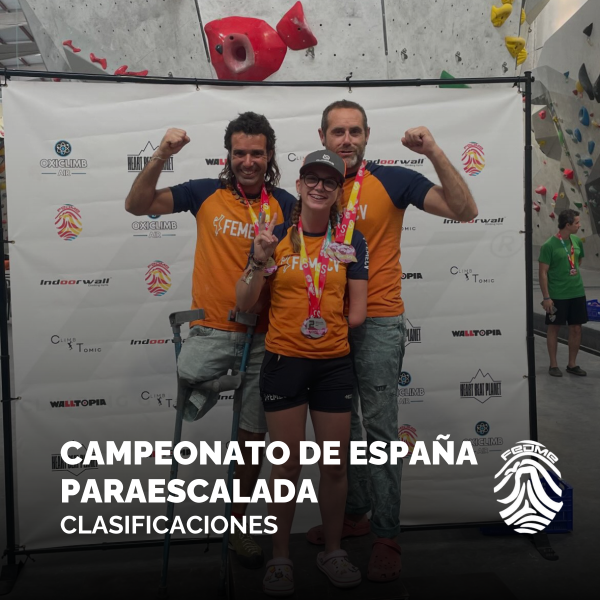 CAMPEONATO ESPAÑA PARAESCALADA