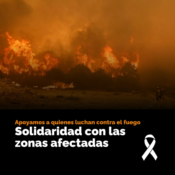 solidaridad con los incendios españa