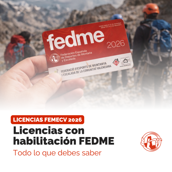 LICENCIAS CON HABILITACION FEDME 2026