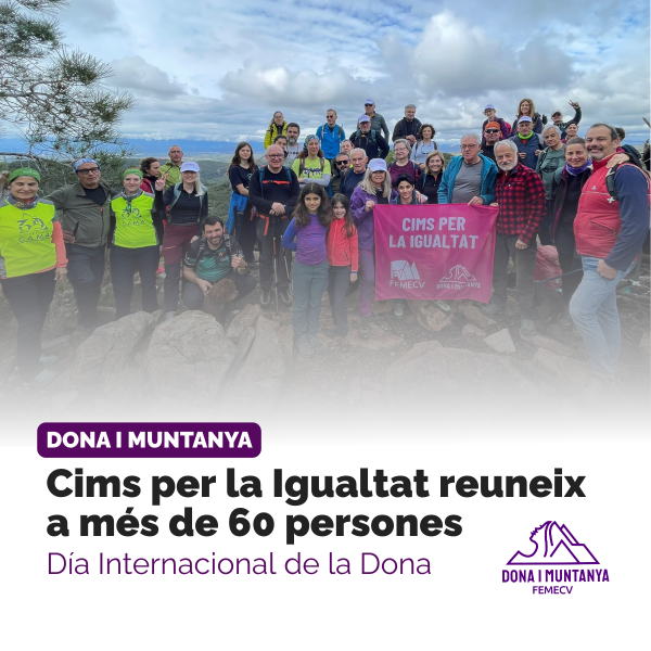 cims per la igualtat olocau dona i muntanya